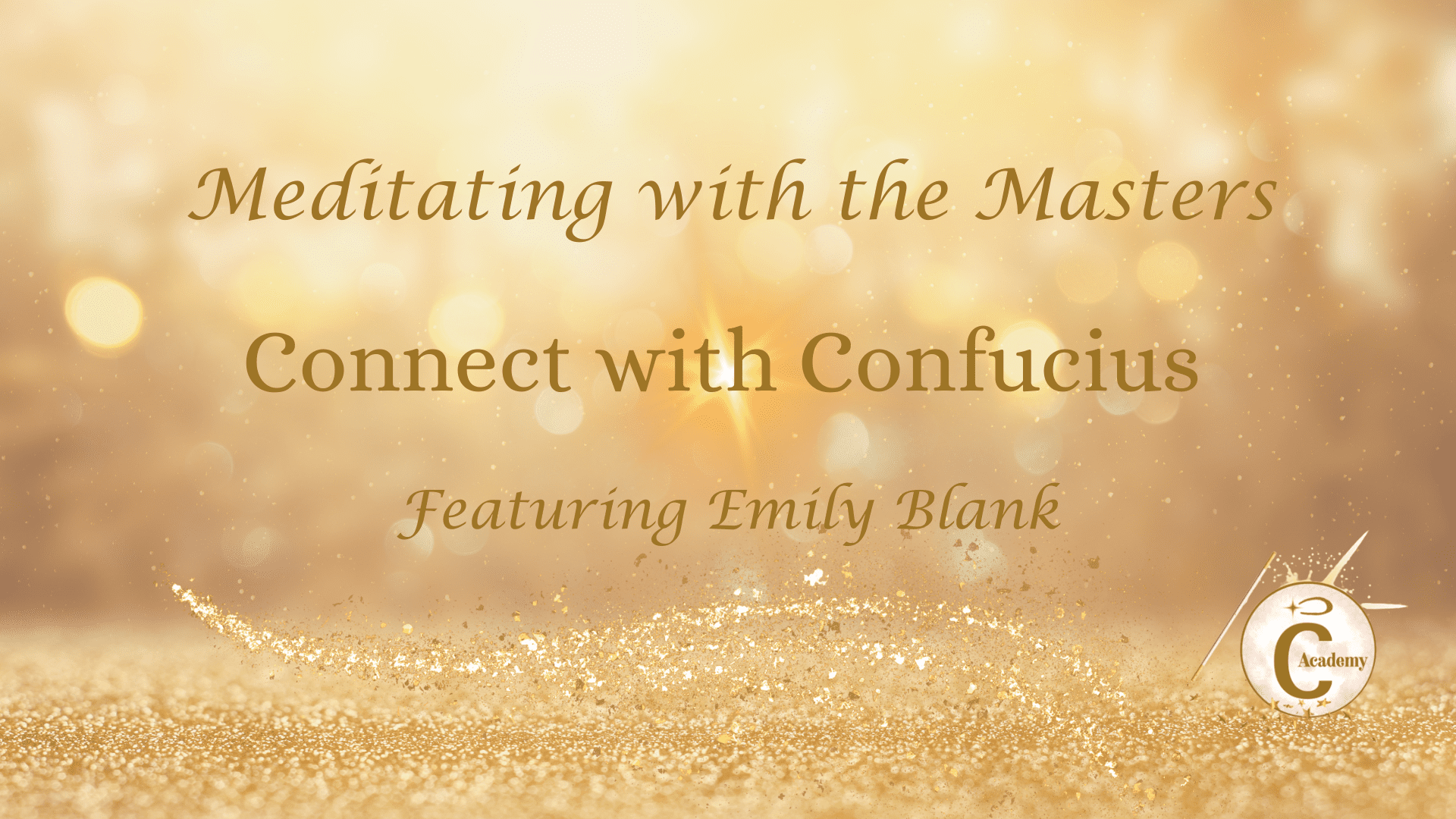 Meditating with the Masters: Connect with Confucius