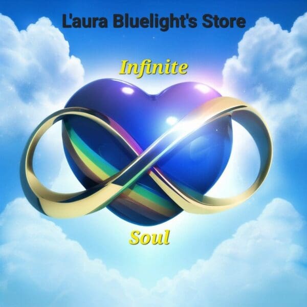 L'Aura Blue Light poster with an image